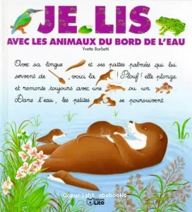 Je lis avec les animaux au bord de l'eau