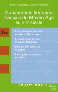 Mouvements littéraires français du Moyen âge au XIXe siècle