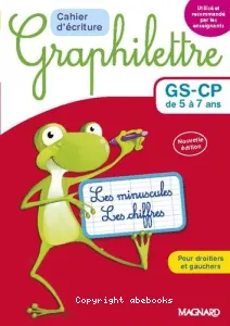 Graphilettre- Cahier d'écriture- GS-CP