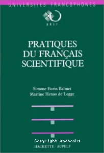 Pratiques du français scientifique