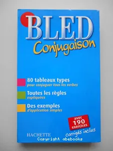 Bled conjugaison