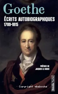 Écrits autobiographiques 1789-1815