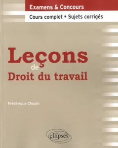 Leçons de droit du travail