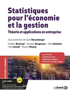 Statistiques pour l'économie et la gestion