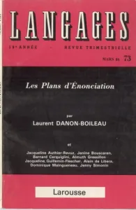 Les plans d'énonciation