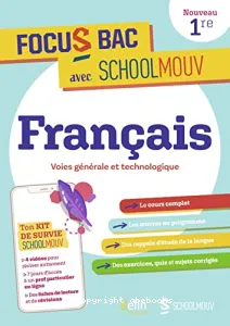 Français : 1re, voies générale et technologique