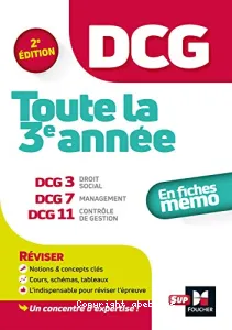 DCG, toute la 3e année