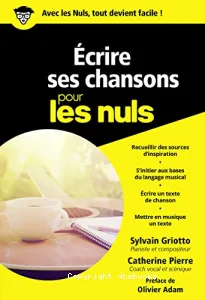 Écrire ses chansons pour les nuls