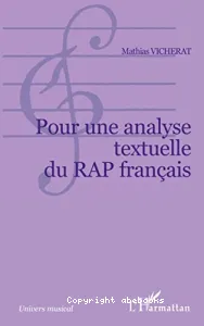 Pour une analyse textuelle du rap français