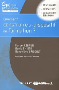 Comment construire un dispositif de formation ?