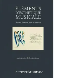 Éléments d'esthétique musicale