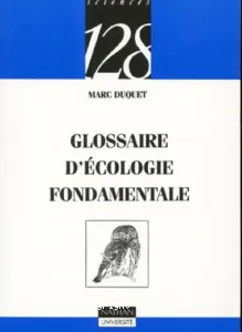 Glossaire d'écologie fondamentale