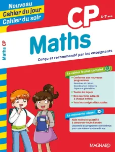 Cahier du jour / Cahier du soir - Maths CP