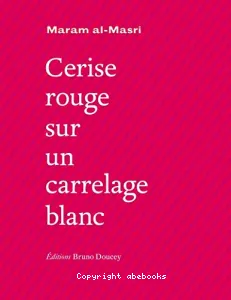 Cerise rouge sur carrelage blanc