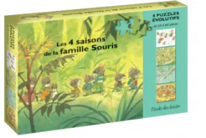 Les 4 saisons de la famille Souris, puzzle