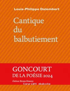 Cantique du balbutiement