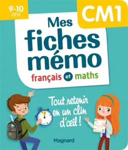 Mes fiches mémo français et maths CM1