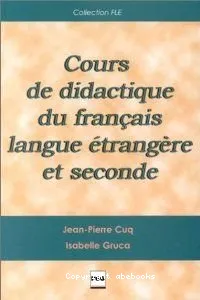 Cours de didactique du français langue étrangère et seconde