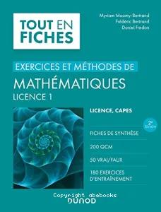 Exercices et méthodes de mathématiques licence 1