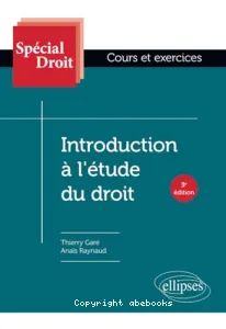 Introduction à l'étude du droit