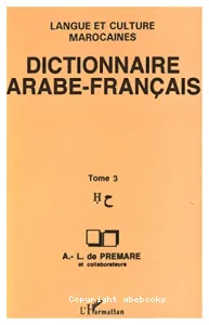 Dictionnaire arabe-français