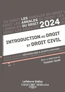 Introduction au droit et droit civil