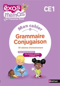 Mon cahier de grammaire conjugaison CE1