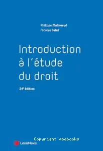 Introduction à l'étude du droit