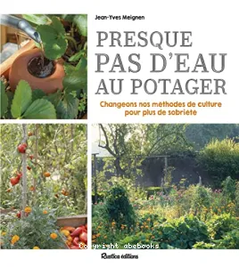 Presque pas d'eau au potager