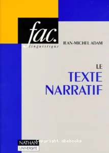 Texte narratif (Le)