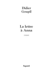 La lettre à Anna