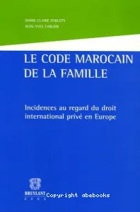 Code marocain de la famille (Le)