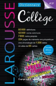 Dictionnaire du collège