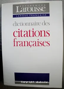 Dictionnaire des citations françaises