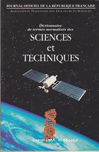 Dictionnaire de termes normalisés des sciences et techniques