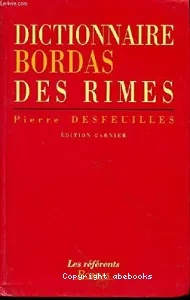 Dictionnaire Bordas des rimes