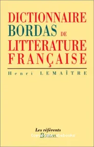 Dictionnaire Bordas de littérature française