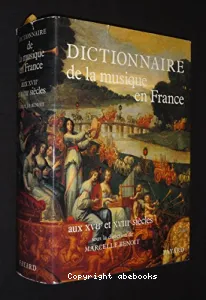 Dictionnaire de la musique en France