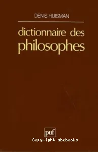 Dictionnaire des philosophes A-J