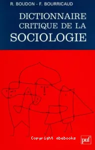 Dictionnaire critique de la sociologie