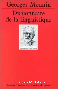 Dictionnaire de la linguistique