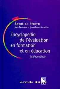 Encyclopédie de l'évaluation en formation et en éducation