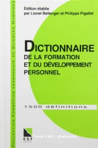 Ditionnaire de la formation et développement personnel