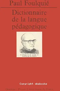 Dictionnaire de la langue pédagogique