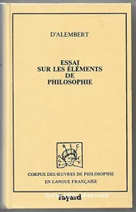 Essai sur les éléments de philosophie ou sur les principes des connaissances humaines 1759