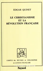 christianisme et la révolution française (Le)