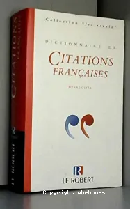 Dictionnaire de citations françaises