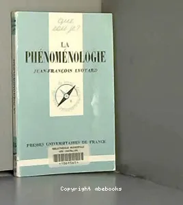 phénoménologie (La)