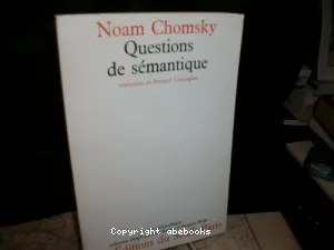 Questions de sémantique