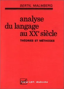 Analyse du langage au XXe siècle